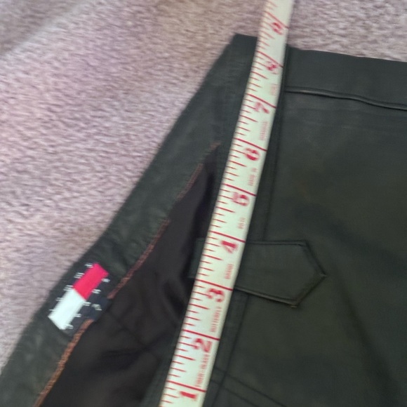 NWOT Y2K vintage leather lace up pants. Tommy Hilfiger. - Picture 12 of 13